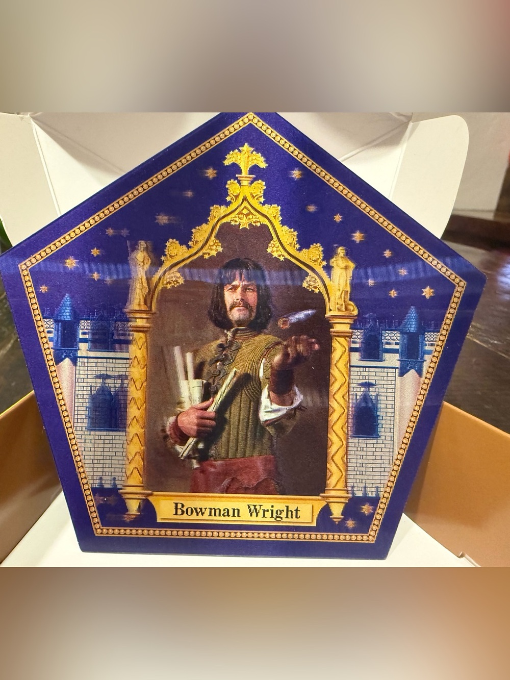 RARE hard to find Bowman Wright Chocolate Frog Card and box empty Harry Potter